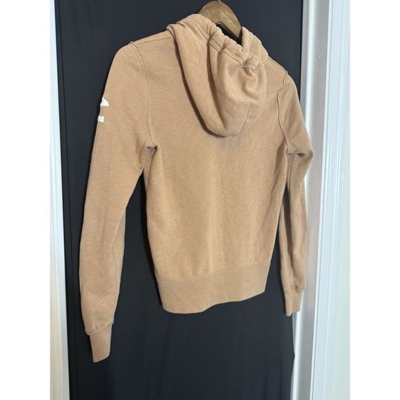 Y2K Abercrombie & Fitch Full Zip Hooded Sweatshirt XS Spellout Preppy Mallcore - Picture 6 of 9